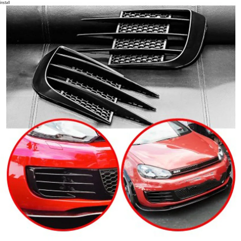 Отлично подходит для Volkswagen Golf 6 MK6 VI GTI R R20 противотуманная фара передняя навес