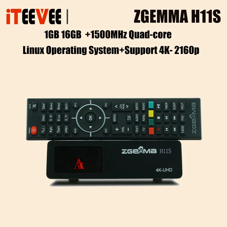 3 шт. Zgemma-Star ZGEMMA H11S DVB-S2X 4K UHD 2160P Поддержка спутниковый ТВ-приемник Система Linux H.264 и