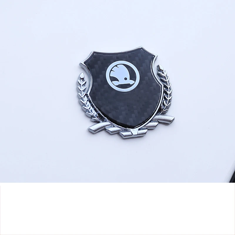 Lsrtw2017 металлическое декоративное для кузова автомобиля логотип знак для Skoda Kodiaq Karoq интерьерные молдинги аксессуары декоративные - Название цвета: type 3