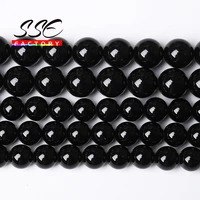 aaaaa natural black agates round loose beads onyx loose beads 15 4 6 8 10 12 14 16 mm diy bracelet necklace for jewelry making