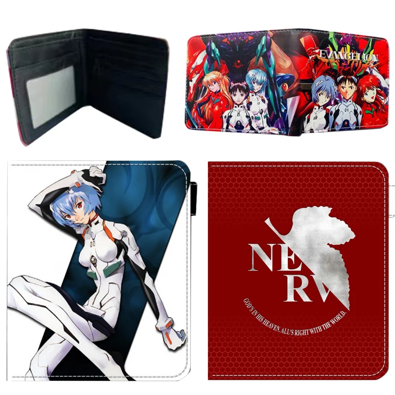 Новый аниме Neon Genesis Евангелион Eva студенческий кошелек Ayanami ei для девочек короткий