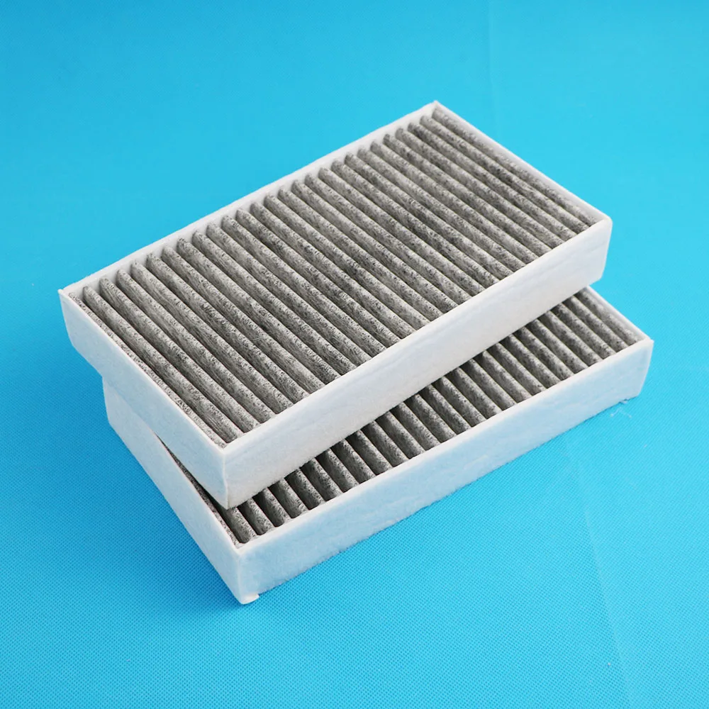 2 шт. углеродный воздушный фильтр кабины для Mercedes-Benz W251 R280 R320 R350 R500 R63 W164 ML280 ML500 ML320