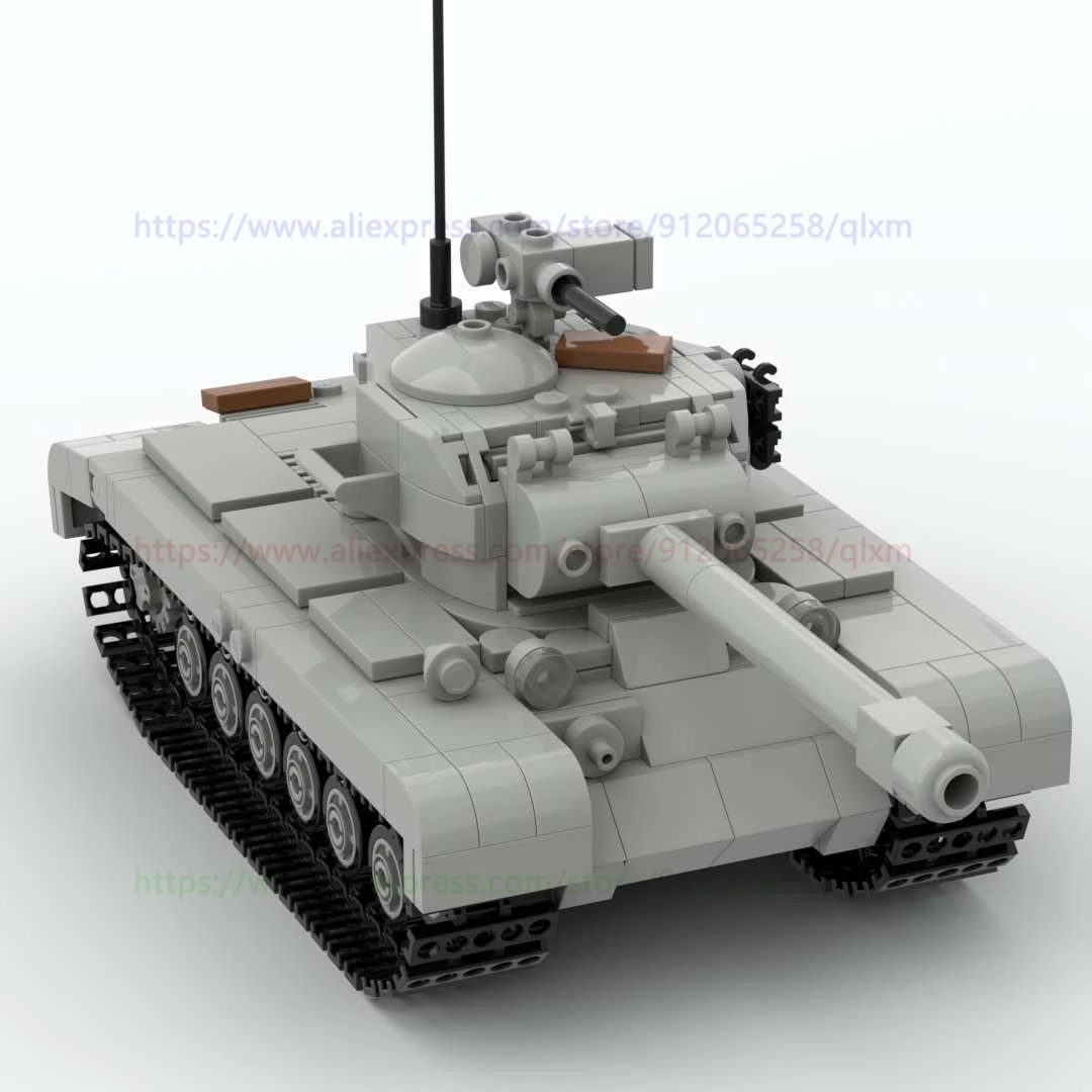 

576 шт., Детский конструктор T26E5, танк, оружие