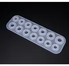 Форма для колец с 14 отверстиями коллекция ручной работы изготовление колец своими руками силиконовая форма для колец прозрачная эпоксидная смола для изготовления ювелирных изделий