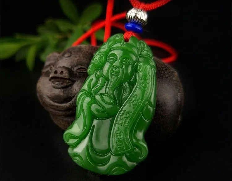 Натуральный шпинат зеленый нефритовый кулон мужское и женское ожерелье свитер