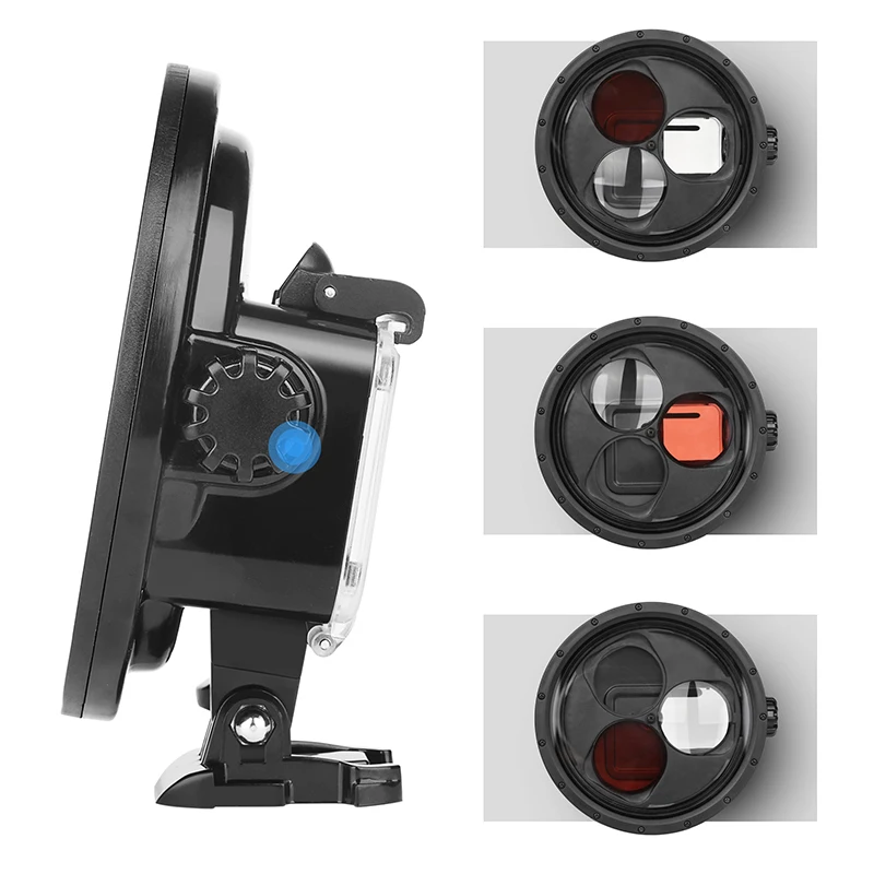 Waterproof Protection Housing Case for Go-Pro Hero 7 6 5 Black Underwater Diving Red Filter Go Pro Accessory | Электроника