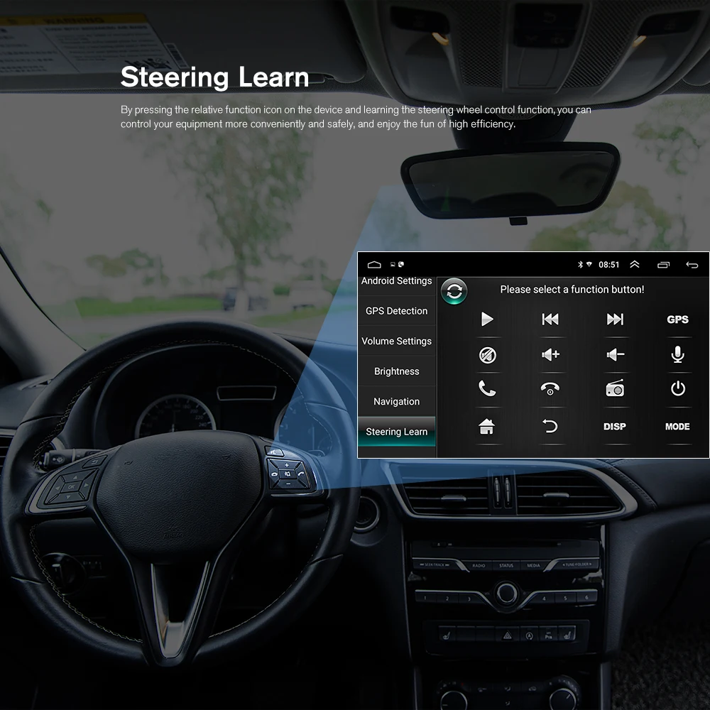 AMPrime 2 Din автомагнитола Android Авторадио 8 дюймов GPS MP5 мультимедийный плеер для Renault