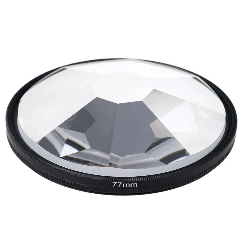 

77mm Glass Camera Kaleidoscope Prism Filter Photography First Focus Film And Television Slr Props Filter