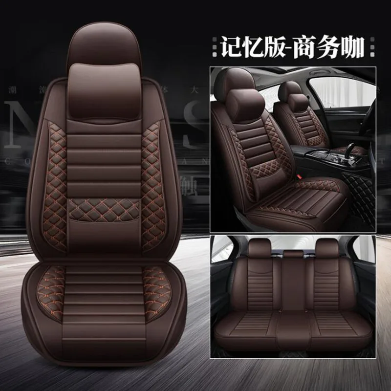 Новый роскошный кожаный универсальный чехол для автомобильных сидений toyota все