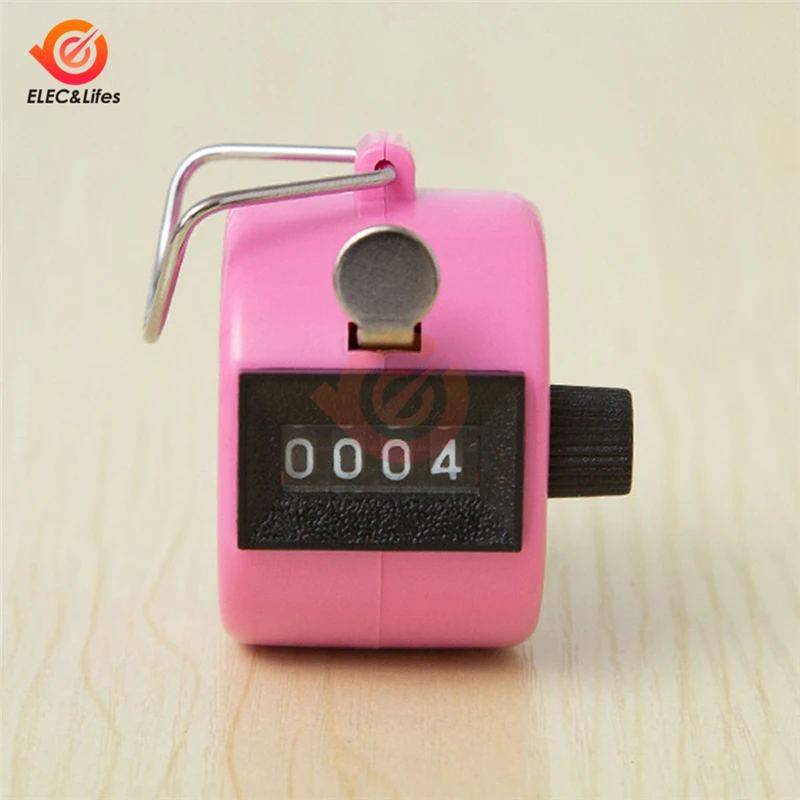 Clicker 4-значные счетчики с цифрами пластиковый корпус ручной дисплей пальцами