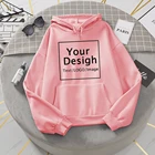 Толстовка унисекс с индивидуальным принтом, женские толстовки с индивидуальным логотипом, повседневные толстовки с капюшоном для студентов, индивидуальные пуловеры с графикой, сделай сам