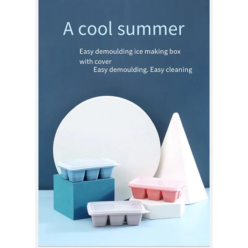 Силиконовые инструменты для приготовления льда квадратной формы форма фруктов 6