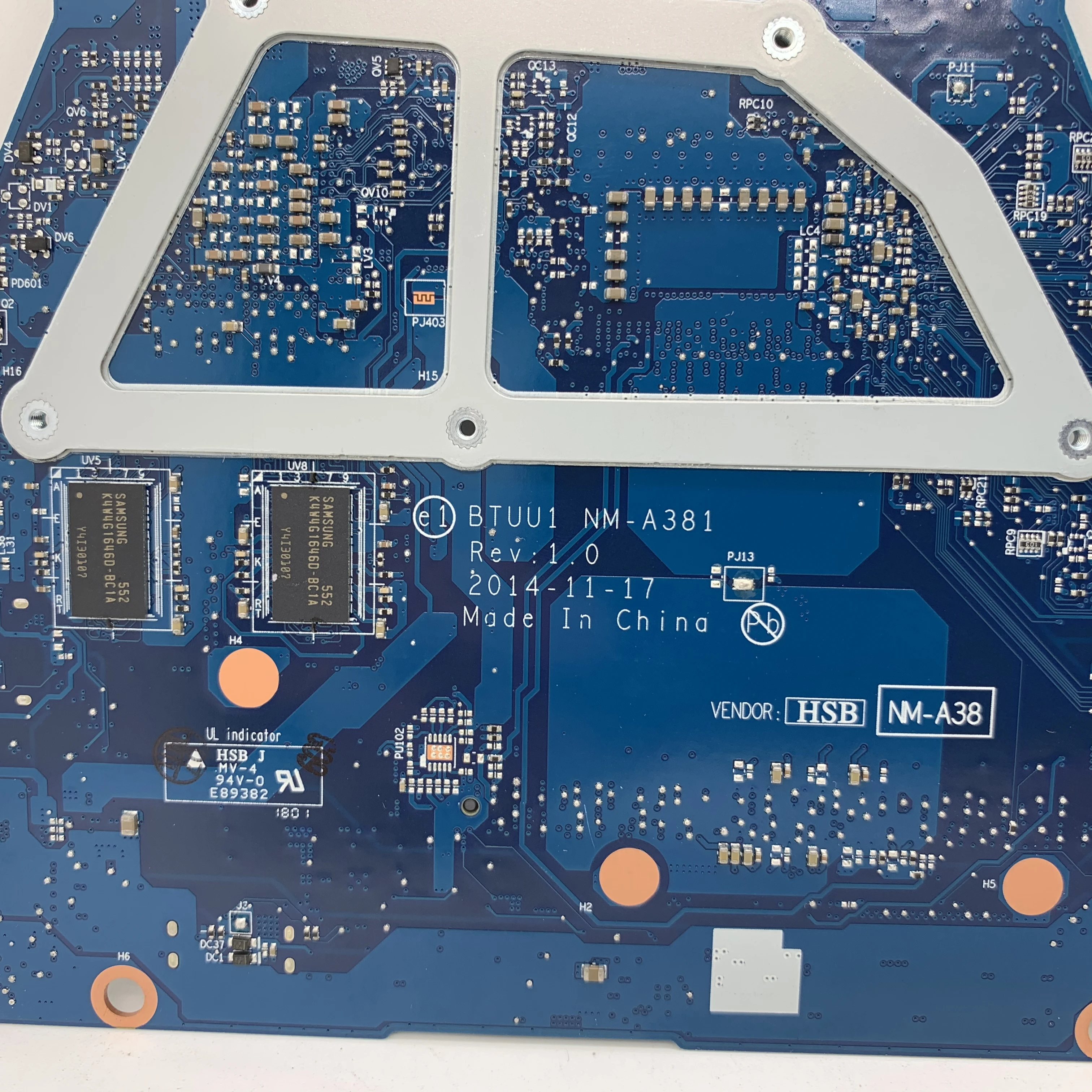 

KEFU NM-A381 For Lenovo yoga 3 14 Laptop Motherboard nm-a381 i7-5500U CPU GT940M-2G Motherboard 100% Test original