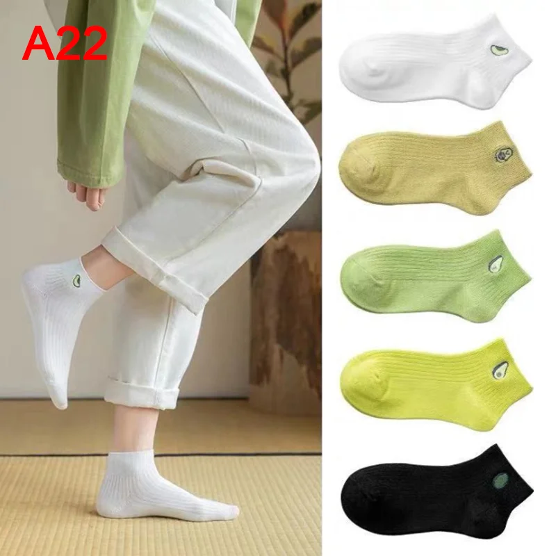 

5 Pairs/Multiple Batches Of Cotton Invisible Men's Boat Socks Summer Autumn Short Nude Men's Socks