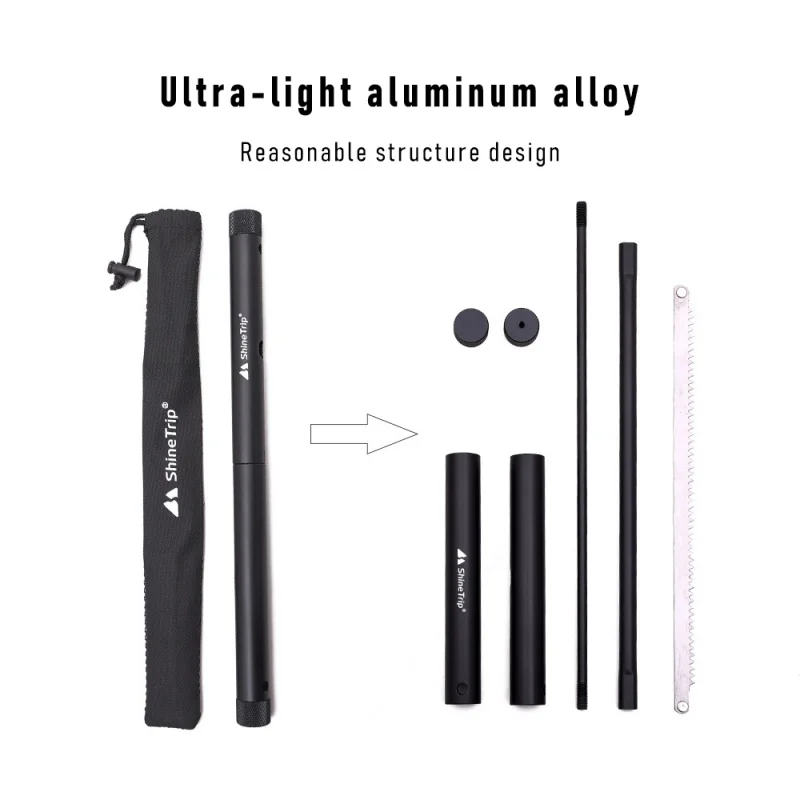 Пила деревянная складная из алюминиевого сплава для пикника | Спорт и