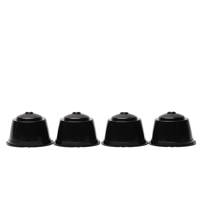

4pcs/pack use 150times Dolce Gusto Coffee Capsule Plastic Capsule Refillable Reusable Compatible with Nescafe Dolce Gusto refill