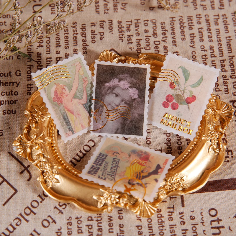 Dimi 40 шт. серия почтовых ящиков Энни наклейка штамп детство Выпускной знак морская