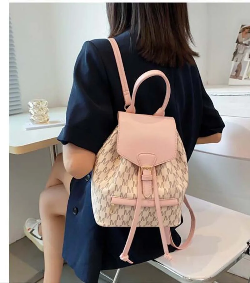 

Luxury Soft Leather Women Double Shoulder Bags Brand Designer Multifunction Female Fashion Backpack Ladies Messenger Bag Handbag