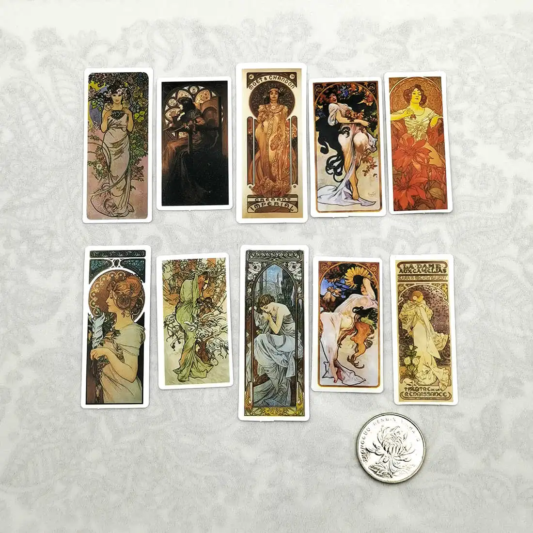 

38pcs Mucha Style Beauty Fairy Elf Angel Girls Painting Mini Diary Scrapbooking Stationery Notebooks Phone Laptop Stickers Pack