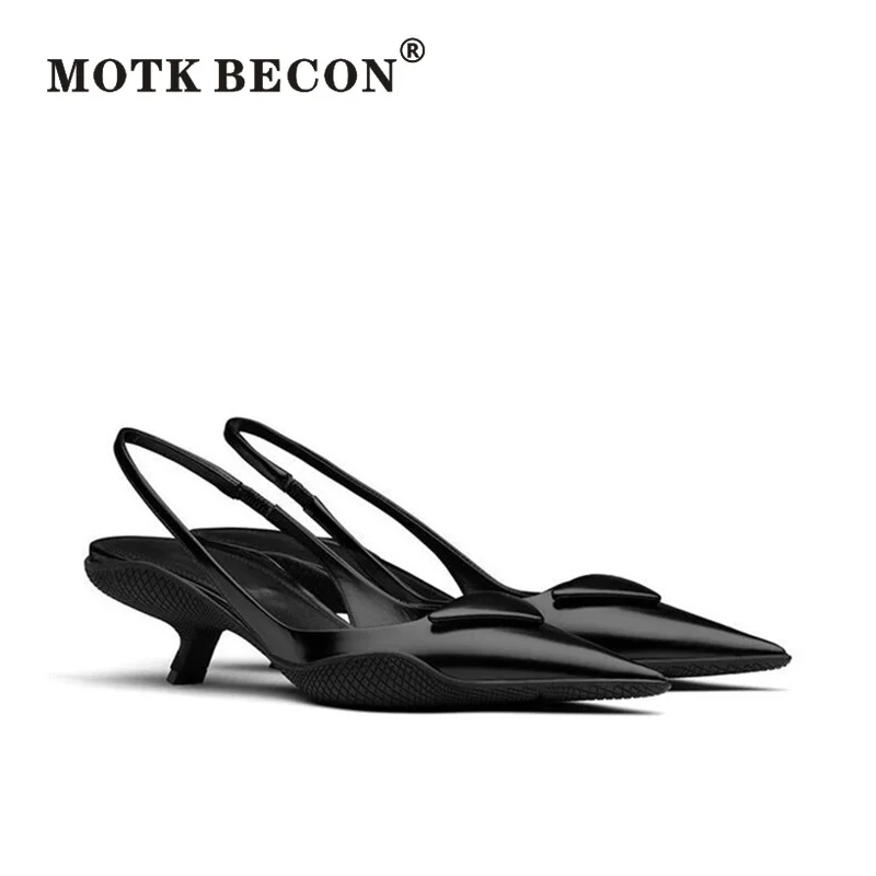 

Sexy Pointed Toe Slingback Dress Shoes for Women High Heel Pumps Luxury Brand Summer Shoes Women Sandals Chaussure Femme Y27