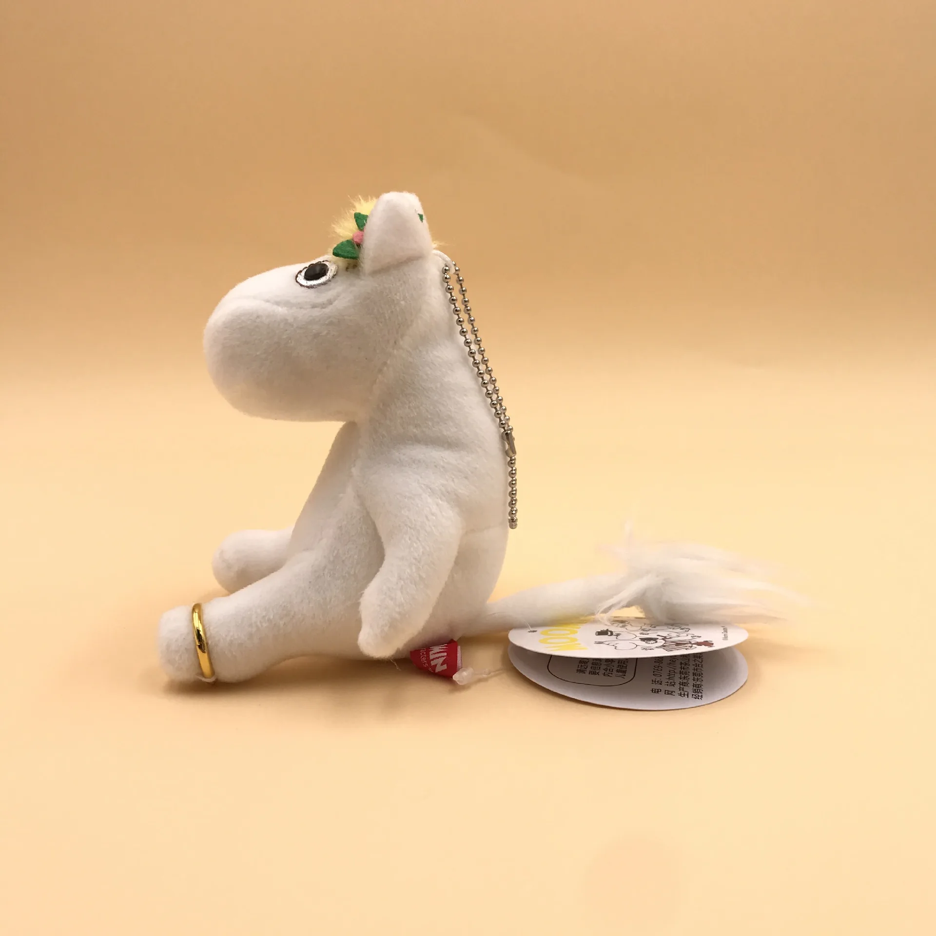 Подлинная авторизация Высокое качество 10 см сидя Moomin песня Nina брелок с мягкой игрушкой милый мультфильм день рождения Рождественский подарок