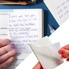 50 листовнабор, водонепроницаемые прозрачные липкие заметки для домашних животных