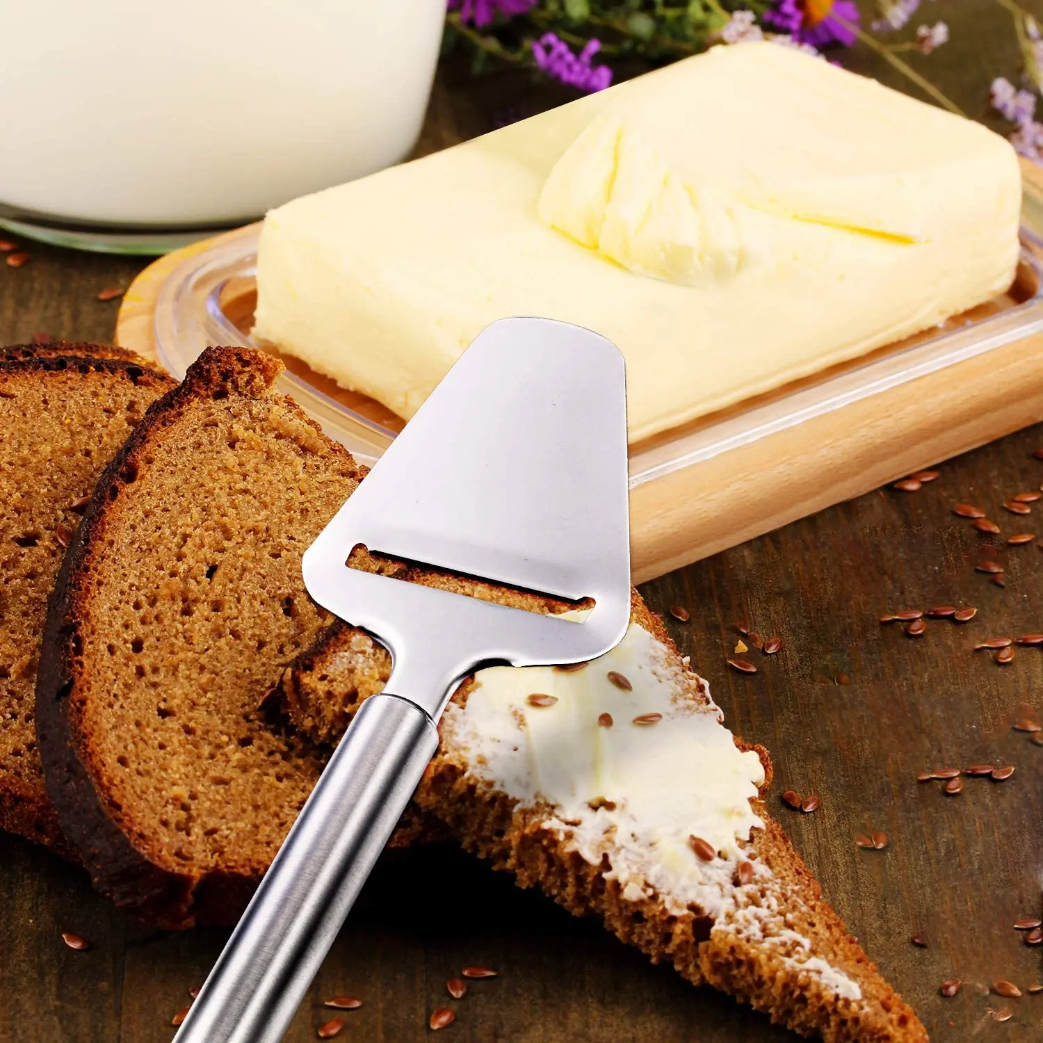 1 шт. нож для сыра из нержавеющей стали резак масла инструмент резки плоская терка