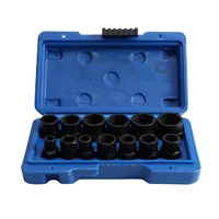g30 13pcs screw socket chrome molybdenum steel repair hard durable bolt extractor tool set wrench nut remover home professional