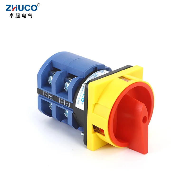 ZHUCO SZW26-63 2GS 64X64mm Панель 2 Фаза 63A переключение Мощность отрезной замок Комбинации
