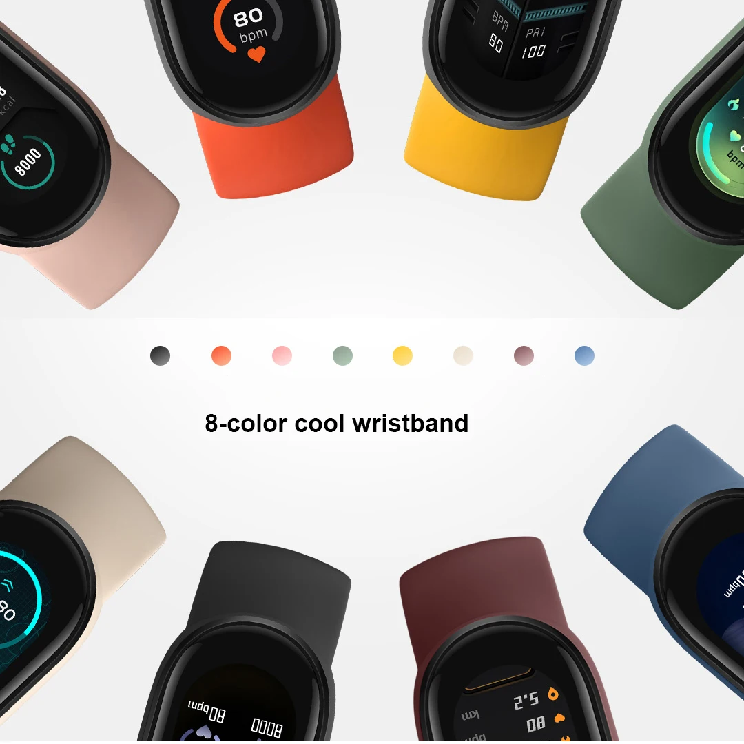 Умный Браслет Xiaomi Mi Band 6 полноразмерный AMOLED экран 1 56 дюйма 5 АТМ разрешение 326 PPI