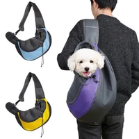 comfort pet dog carrier outdoor travel handbag pouch mesh oxford single shoulder bag sling mesh travel tote shoulder bag product