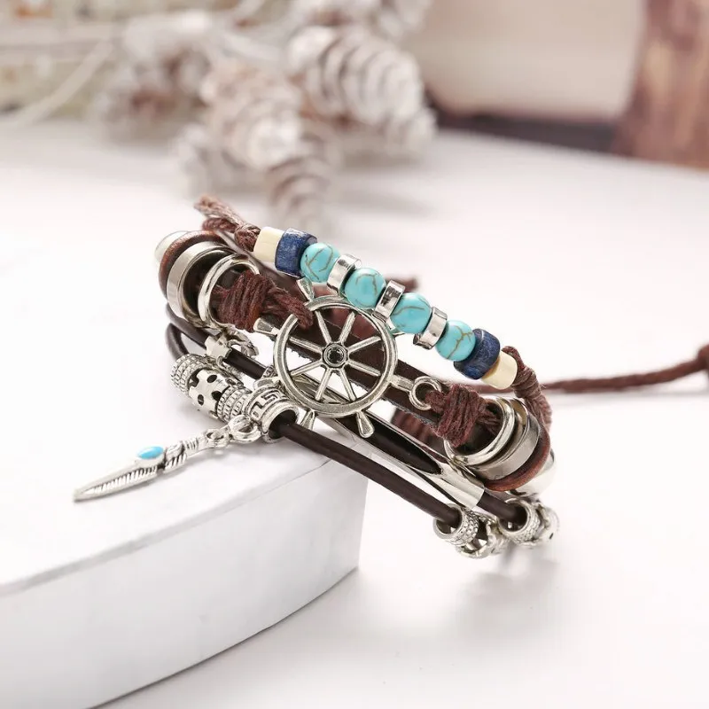 

Simple Temperament Multi-layer Creative Retro Bracelet Jewelry Accessories 2021