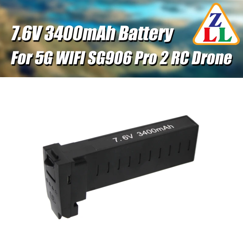 

ZLL Original Upgrade 7.6V 3400mAh Battery for 5G WIFI Brushless SG906 Pro2/SG906 Pro RC Quadcopter Spare Parts