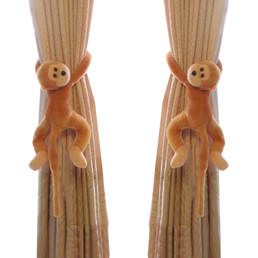 2 шт. занавес с рисунком цветка крысы обезьяны стойка для штор зажим крючка