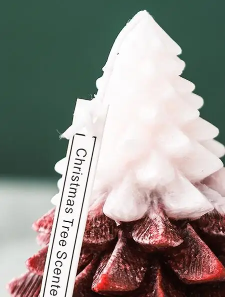 Креативные Праздничные рождественские свечи ручной работы с лавандой со льдом