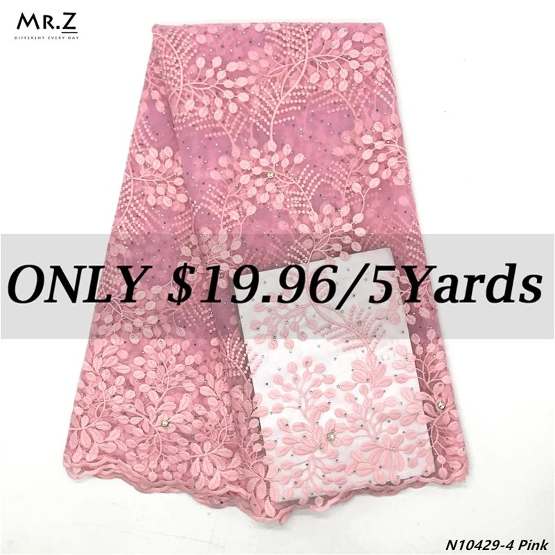Mr.Z 2019 лучшие продажи розовые Дубай кружева африканская ткань нигерийская