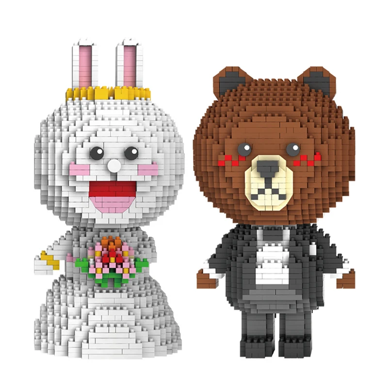 Игрушки для исповедь Алмазный Блок из АБС-пластика мультяшный Строительный