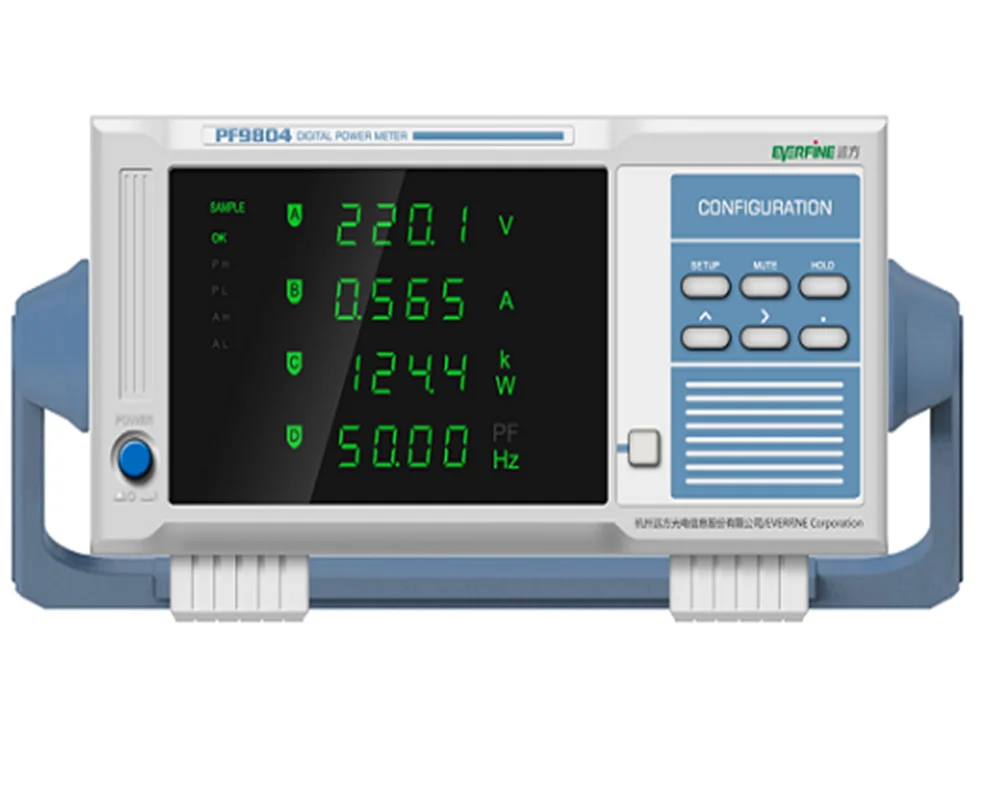 

PF9804 Digital Power Meter/Tester (Alarm Model) 3.0V~600V / 5mA~20A
