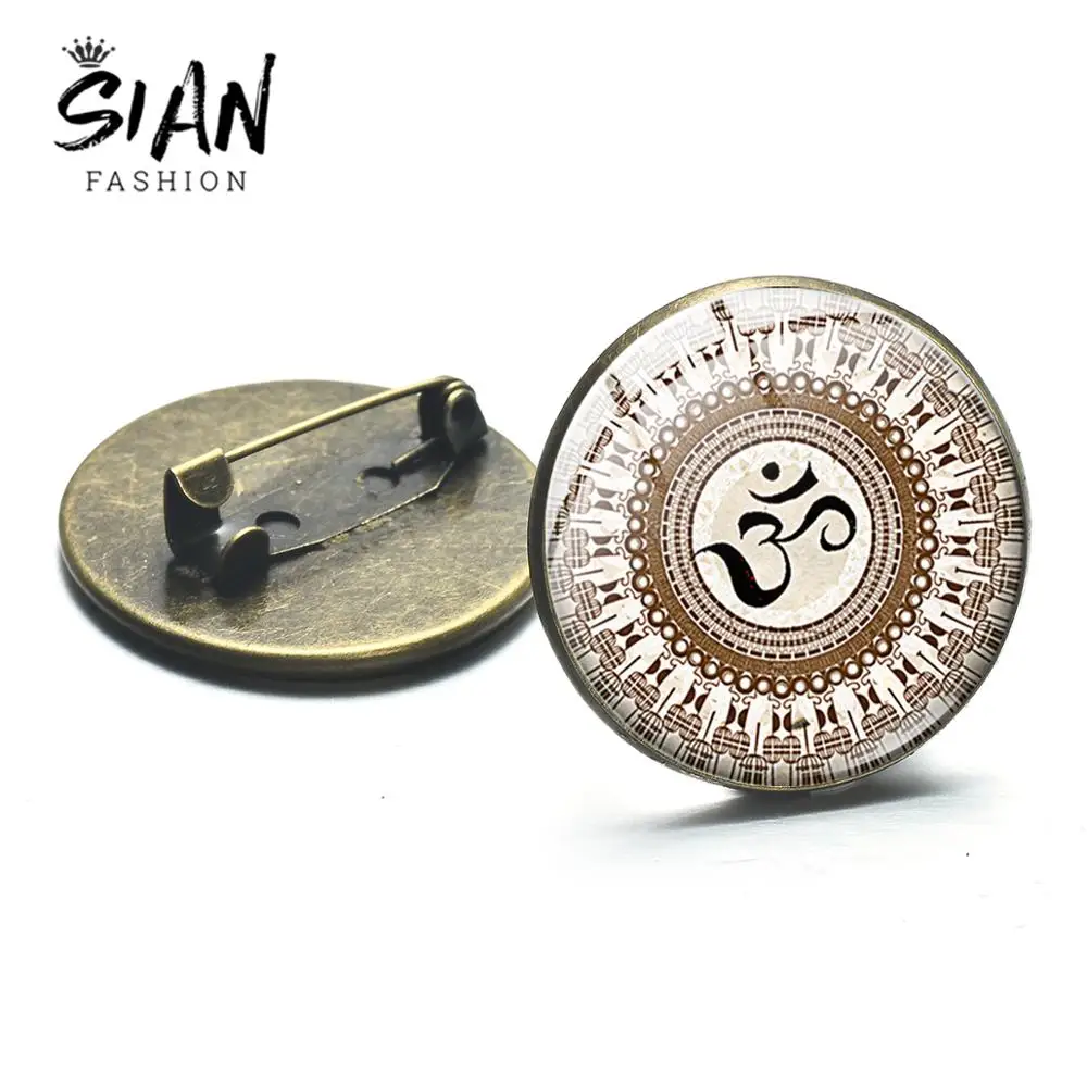 Азиатских классические буддийские Мандала художественное стекло с украшением в