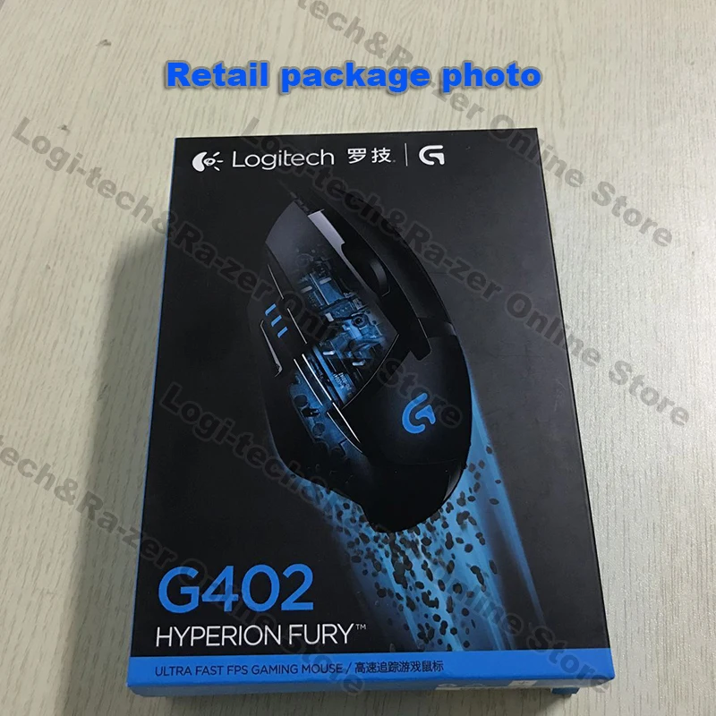 Игровая мышь Logitech Hyperion Fury оптическая 4000 точек/дюйм высокая скорость для ПК