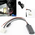5-12 в автомобильный AUX аудио кабель адаптер Музыка Bluetooth приемник микрофона автомобильный Ki громкой связи динамик для Mazda 3 5 6 MX-5 RX-8 стерео радио