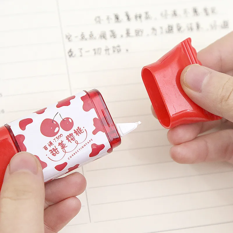 1 Piece Creative Candy Shaped Correction Tape Stickers School Office Supplies Student Press Type 3.5 Meters Free Shipping |