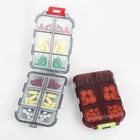 Мини-контейнер для таблеток, 12 ячеек, контейнер для таблеток, органайзер для таблеток, 7 дней, контейнер-органайзер, чехол для таблеток, коробка для таблеток