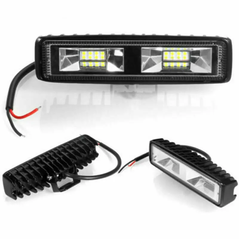 2x Универсальный 18W 12V 16LED рабочий светильник Тип SUV внедорожный противотуманный