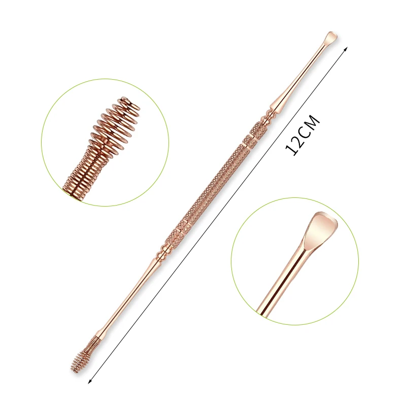 

New 3pcs Stainless Steel Earpick Wax Remover Curette Cleaner Health Care Tools Ear Pick SCI88