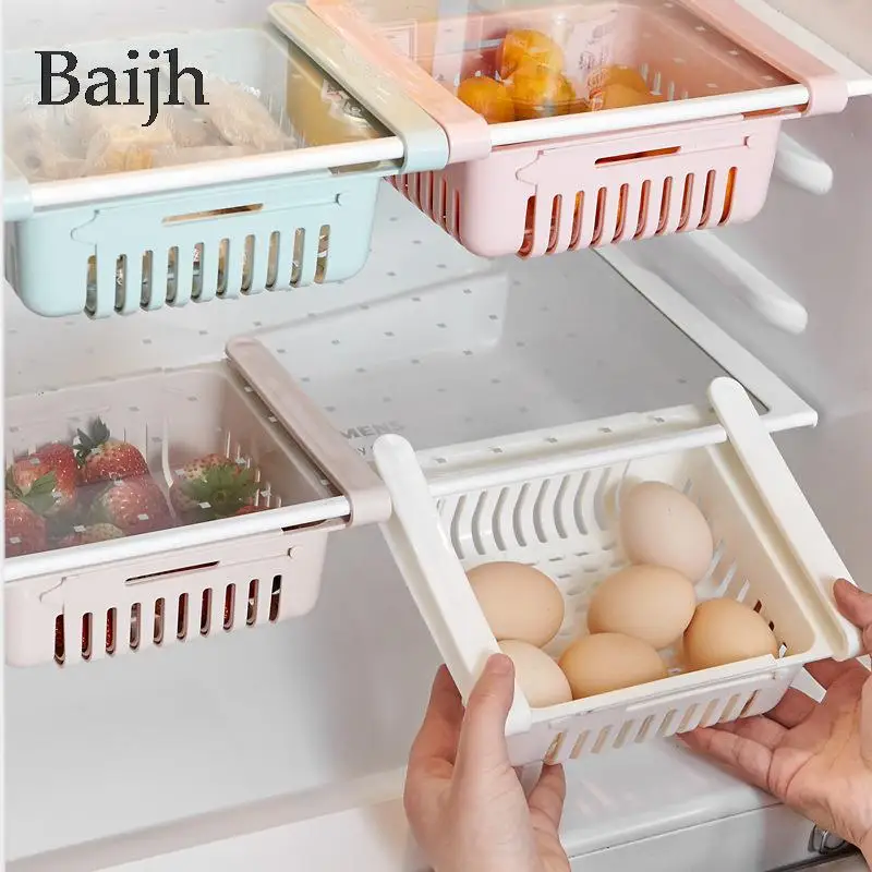 New Design Hot Kitchen Organizer Adjustable Kitchen Refriger