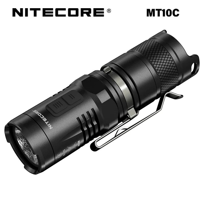 NITECORE MT10C 920 Lumen Multitask Tactical Flashlight Red Light Mode for Gear Search Outdoor Camping