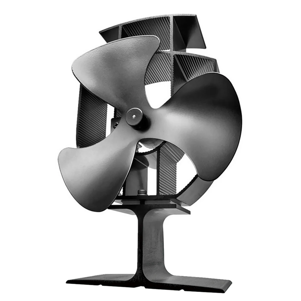 Черный камин 3 лезвия рабочая деревянная горелка экологически чистый тихий