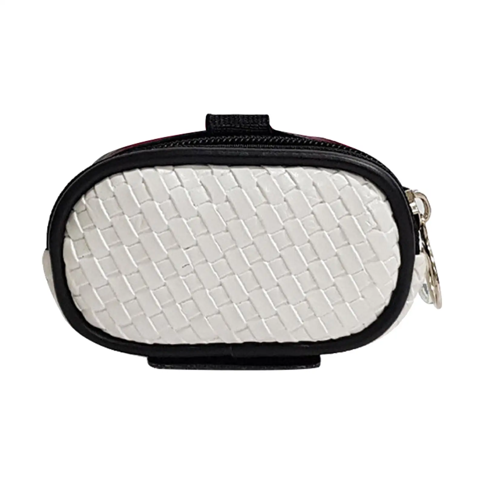 

2xSmall Golf Ball Bag Organizer Case Zipper Golf Accessories for Men/Women White