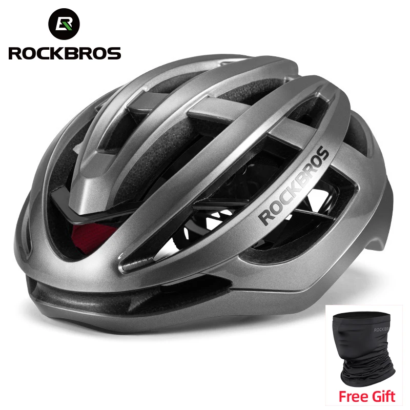 ROCKBROS Bike Helmet Ultralight Bicycle In Mold Adult Men's Safety Helmet Cycling Breathable Comfort Magnetic Buckle Helmets